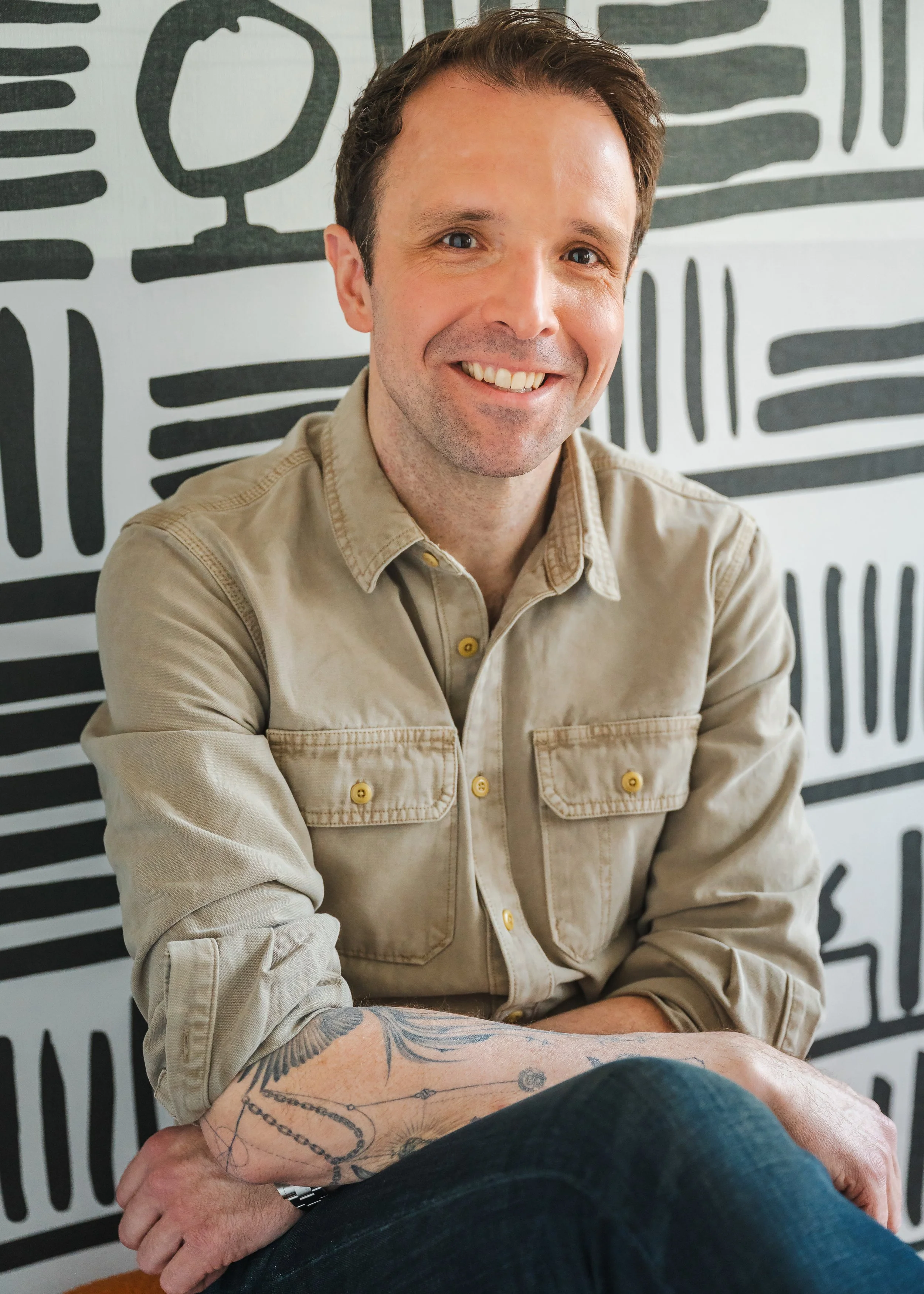 A casual portrait of a general counsel working in a cowering space