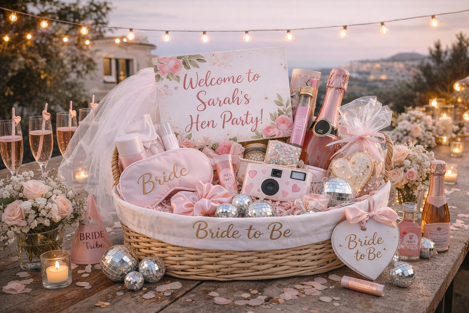✦ Themed Welcome Basket