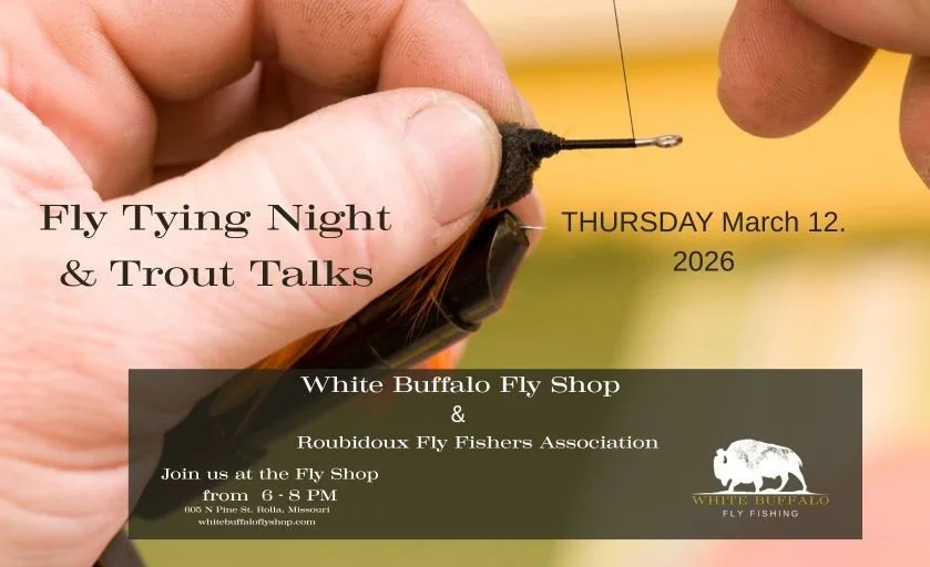 Fly Tying Night &amp; Trout Talks w/ Featured Guest– Thursday March 12, 2026