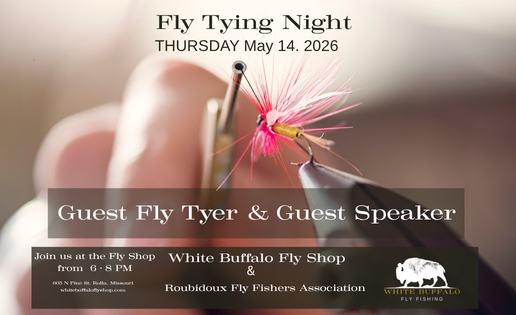 Fly Tying Night &amp; Trout Talks w/ Featured Guest– May 14, 2026