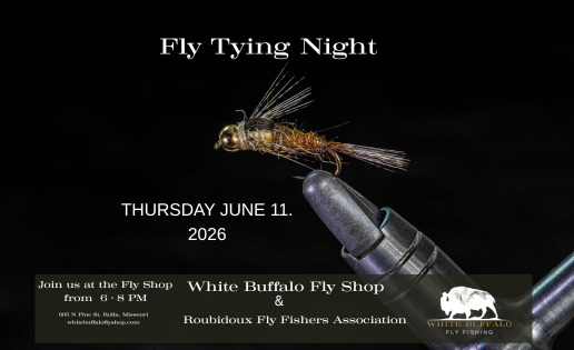 Fly Tying Night &amp; Trout Talks w/ Featured Guest– June 11, 2026 
