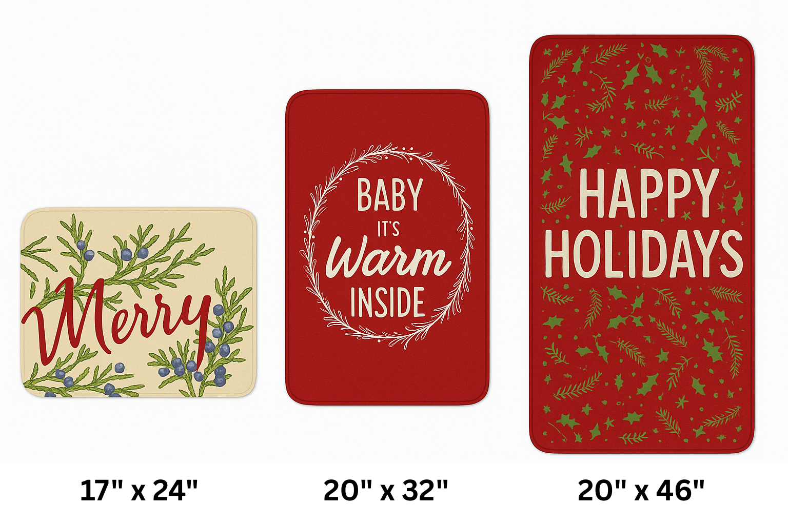 Bath Mat Set Size Chart