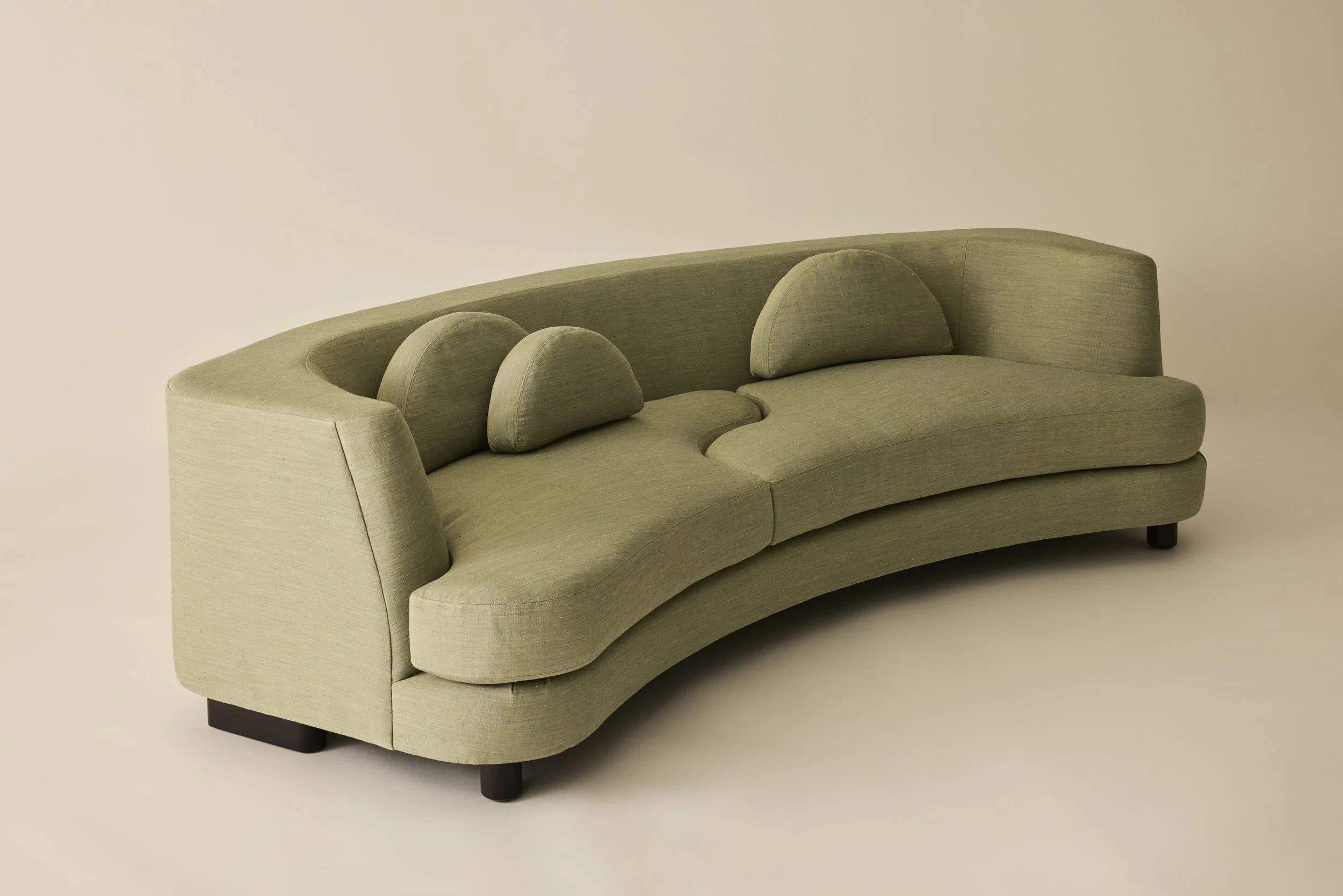 1 / 6  -  Hornbake Curved Sofa