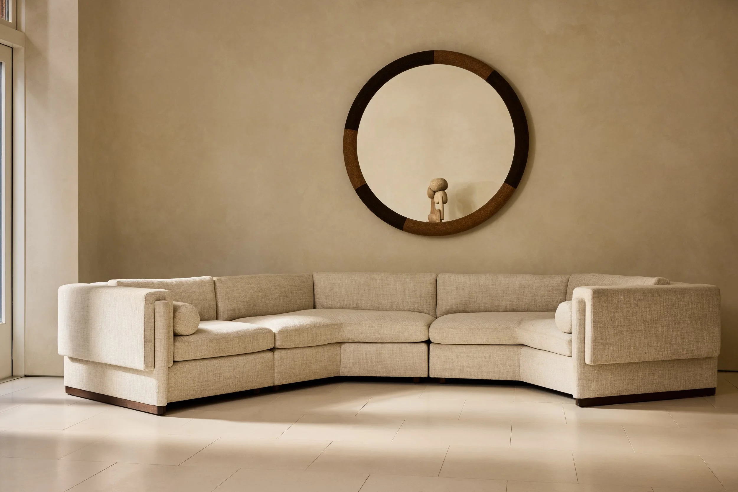 1 / 4  -  Howard Sectional in custom size &amp; configuration