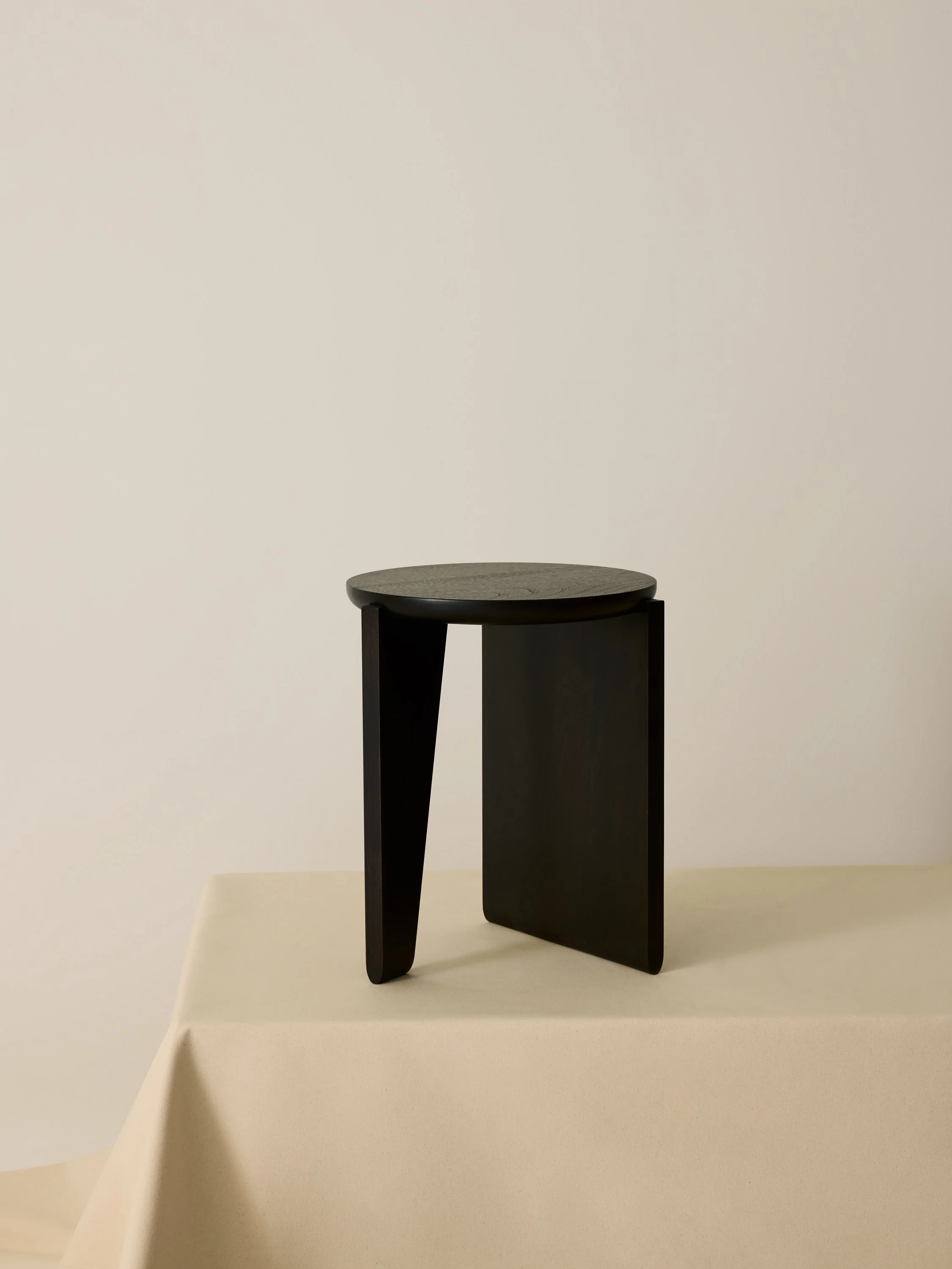 WU Side Table - 2 available - Blackened Walnut