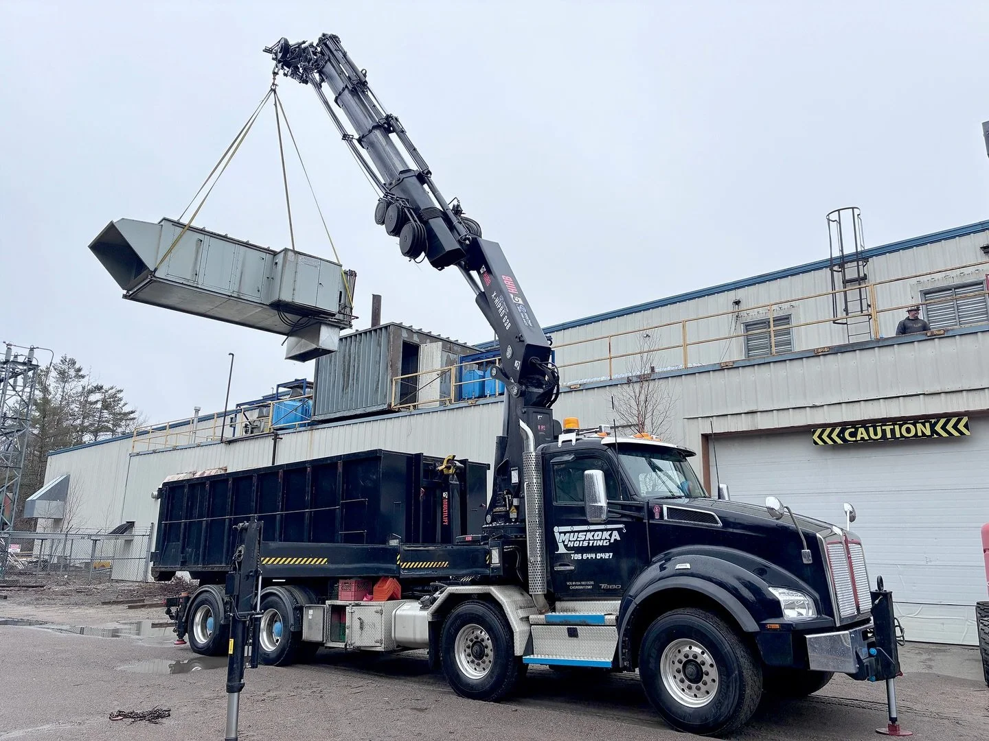 Demo Days in Muskoka: made easier when we do the heavy lifting.

Thanks to @muskoka_millwright_and_machine for inviting us to help with this one.

Call (705) 644-0427 quality Boom Truck Crane and Spider Crane Services to Muskoka and the surrounding a