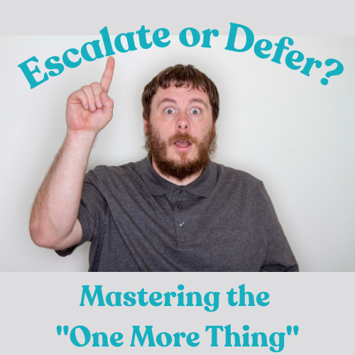The Doorknob Dilemma: Clinical Leadership in the Final Minutes