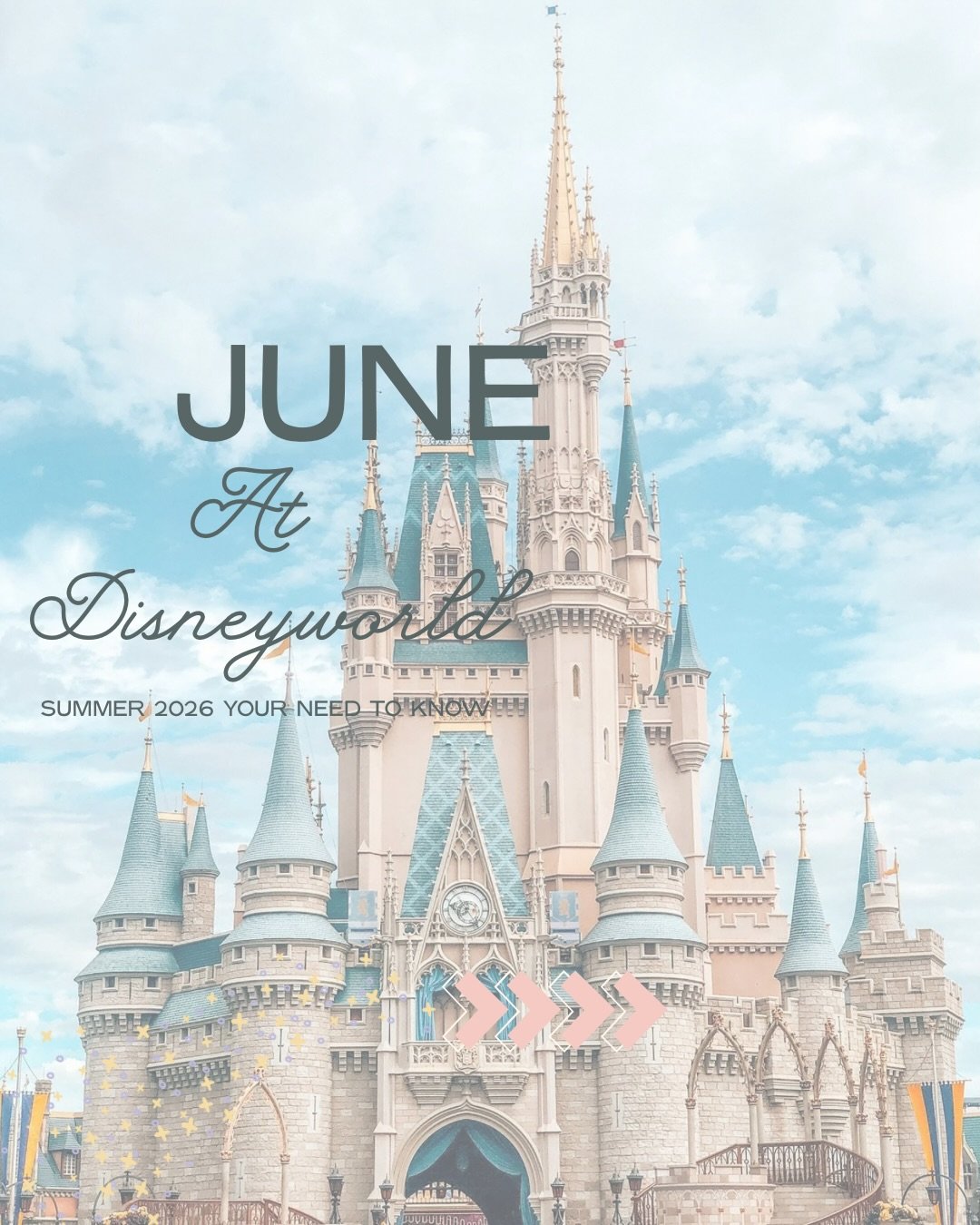 JUST IN! Here&rsquo;s your go to tips and tricks for visiting Disney World this June! Drop a 🏰 below if your headed to Disney World this summer, or send is a DM to start planning your magical adventure. 

📩 Link in Bio to get started.