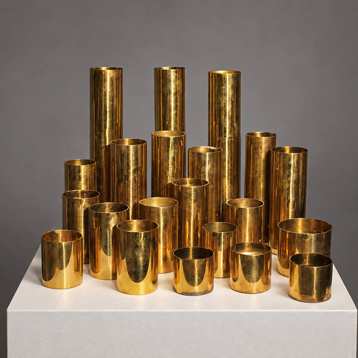 Collection of 21 Modular Brass Candleholders_1.png