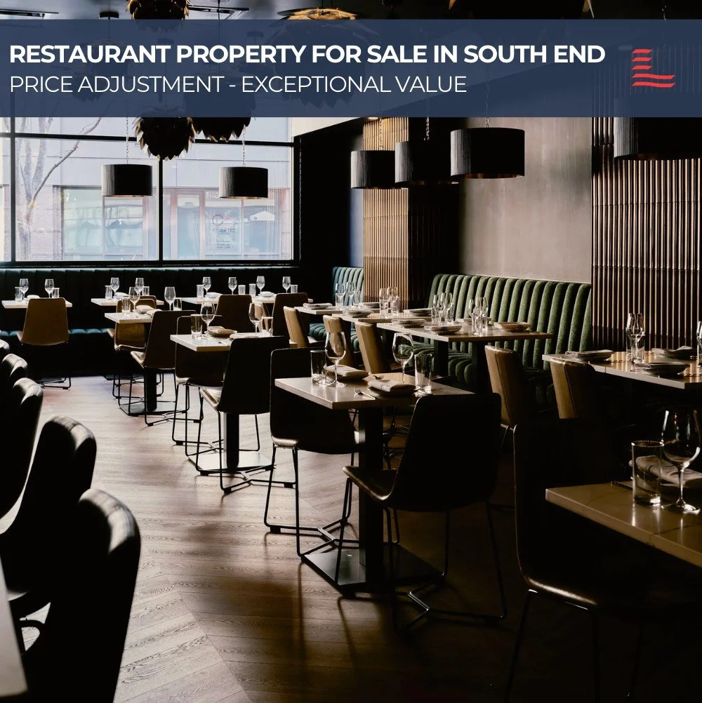 Price Reduction – Restaurant Property in South End
We’re pleased to announce a newly reduced price for a turnkey restaurant opportunity in the heart of South End.
📍 1300 South Blvd #101F, Charlotte, NC 28203
This second-generation rest
