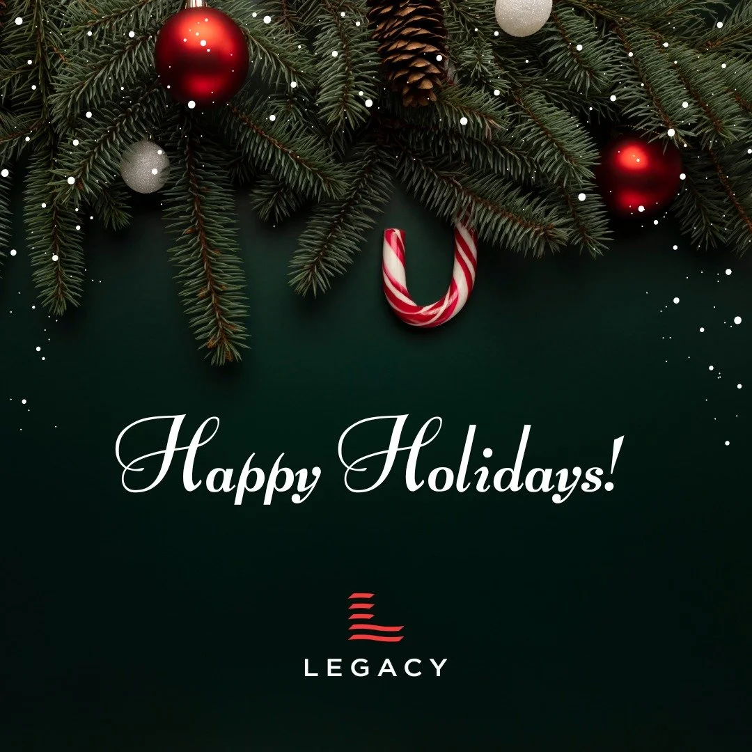 Wishing you all a joyful holiday season filled with peace, laughter, and plenty of time to recharge. 🎉✨ Here&rsquo;s to new beginnings!  #HappyHolidays #SeasonOfJoy #CheersToNewBeginnings 

 #legacyrealestateadvisors #commercialrealestate #charlotte