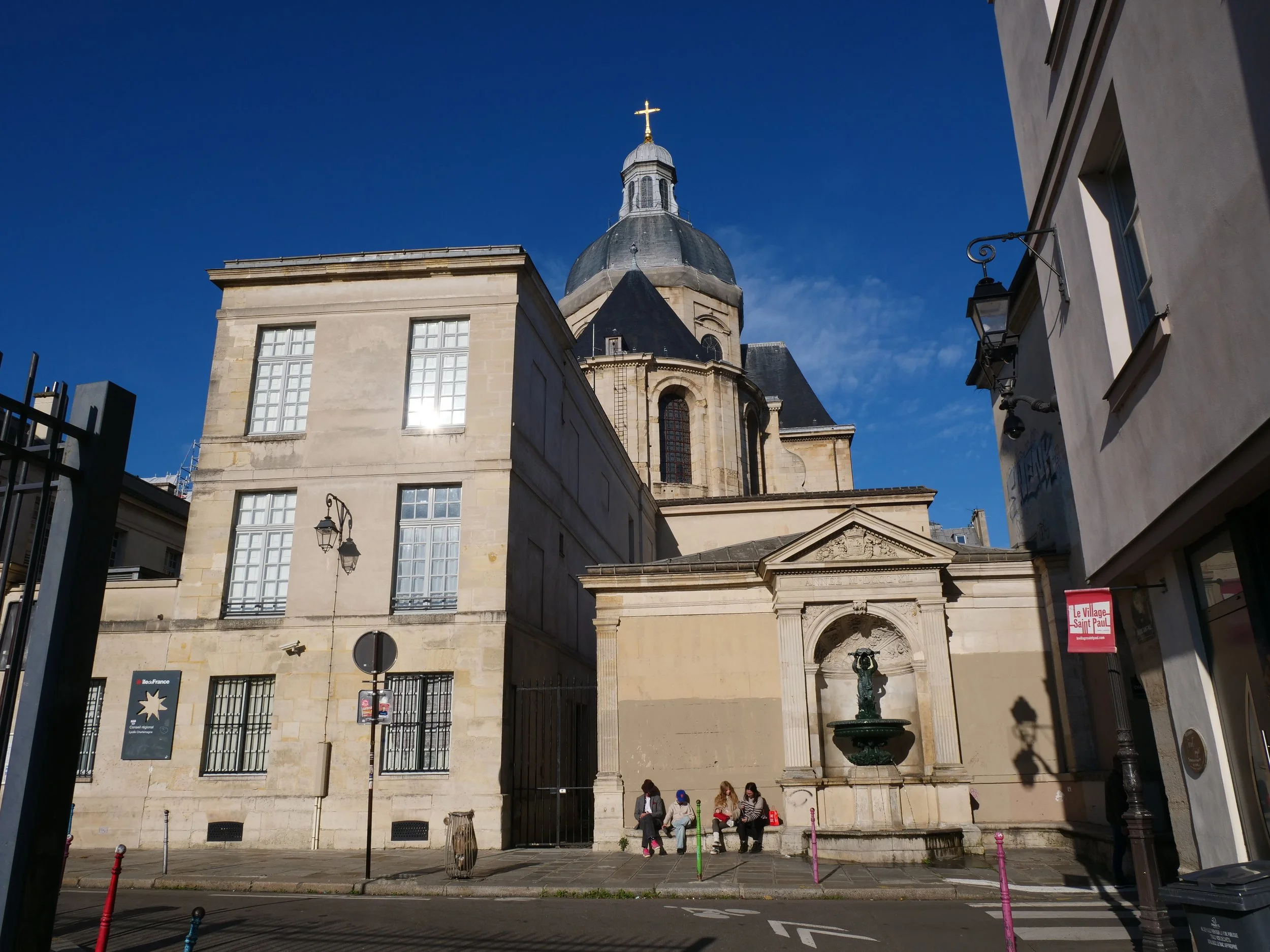Visit the Église Saint-Paul-Saint-Louis, a Baroque gem that has stood as a spiritual landmark in the Marais for centuries.