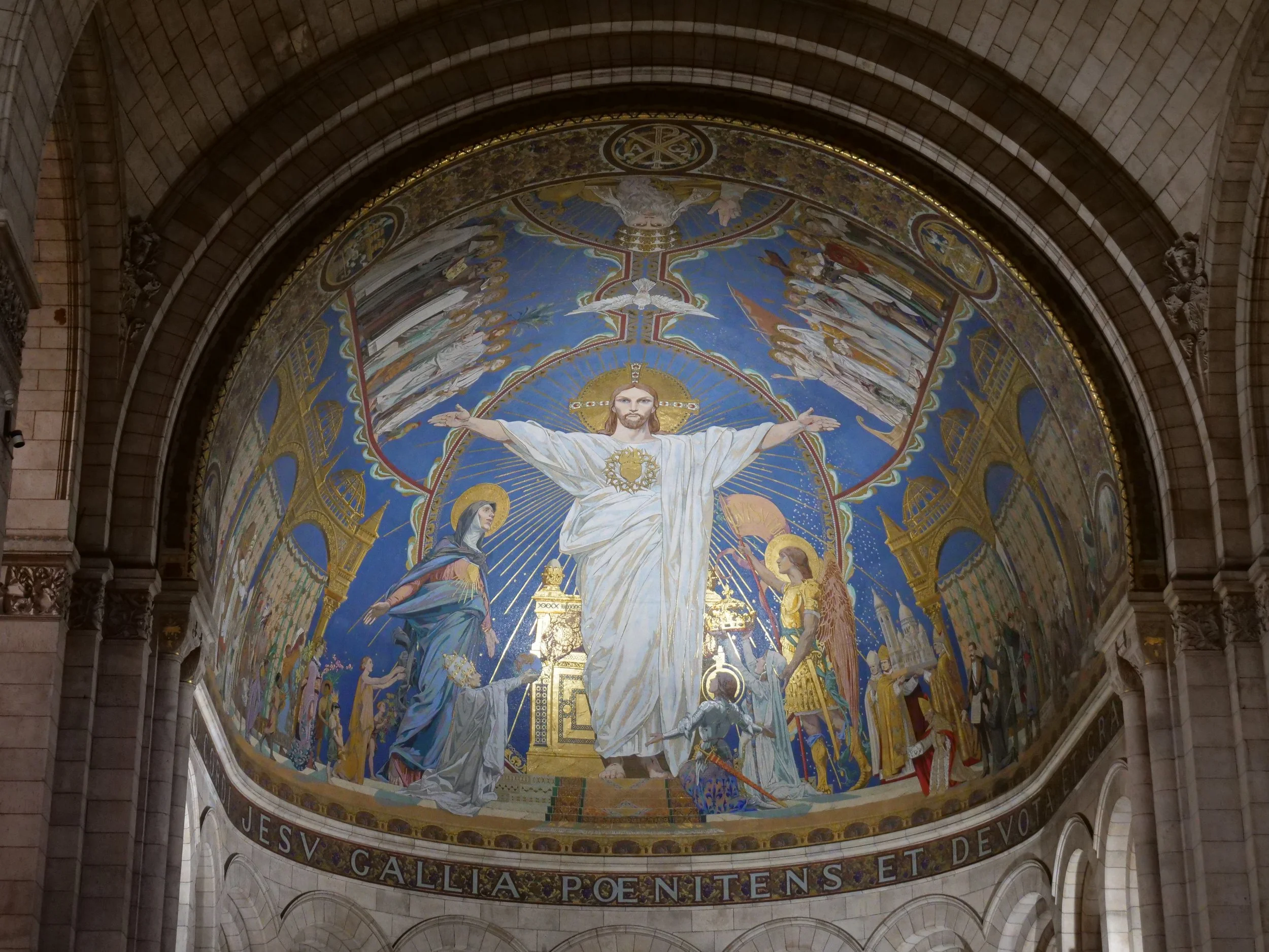 Discover the stunning mosaics inside Sacré-Cœur, one of the largest in the world.