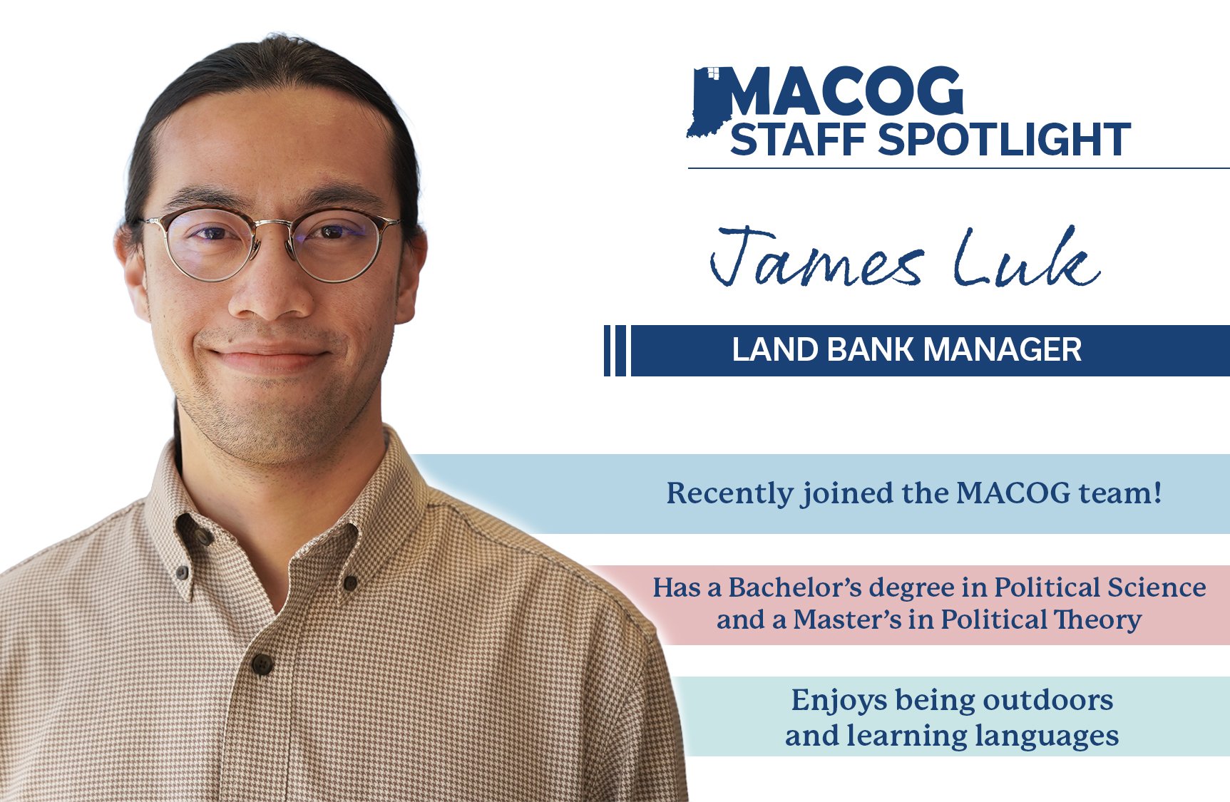 James Luk smiling for his headshot photo is on the left. The right side shares info from the attached article.