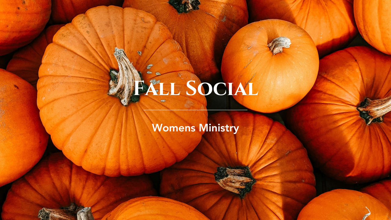 Women's Ministry Fall Social