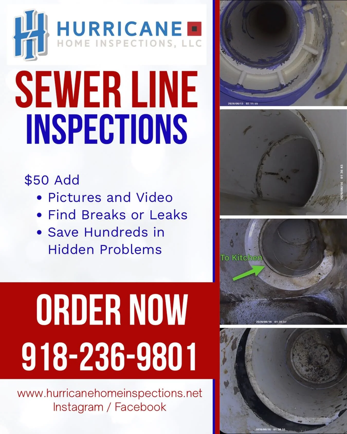 Found a separation in the drain line (bottom picture) yesterday during an inspection. Everything was flowing fine but this could turn into a bigger problem and back up the main line, in time. We caught this and fortunately it&rsquo;s in convenient sp