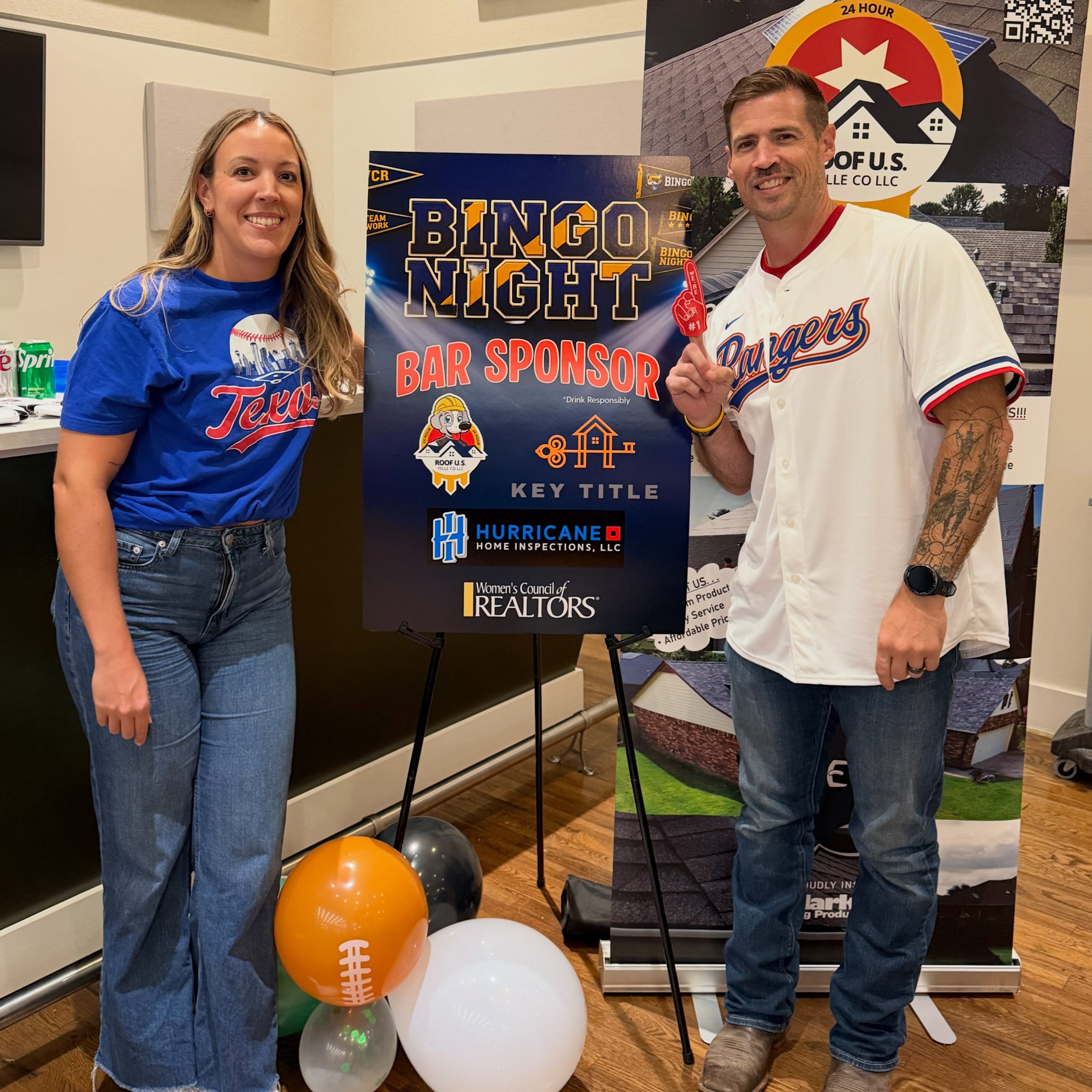 Proud to be able to be a sponsor for the Tulsa Women&rsquo;s Council of Realtors @wcrtulsa Bingo night! 
Thank you for allowing us to hang out! #hhr #tulsa #brokenarrow #homeinspection
