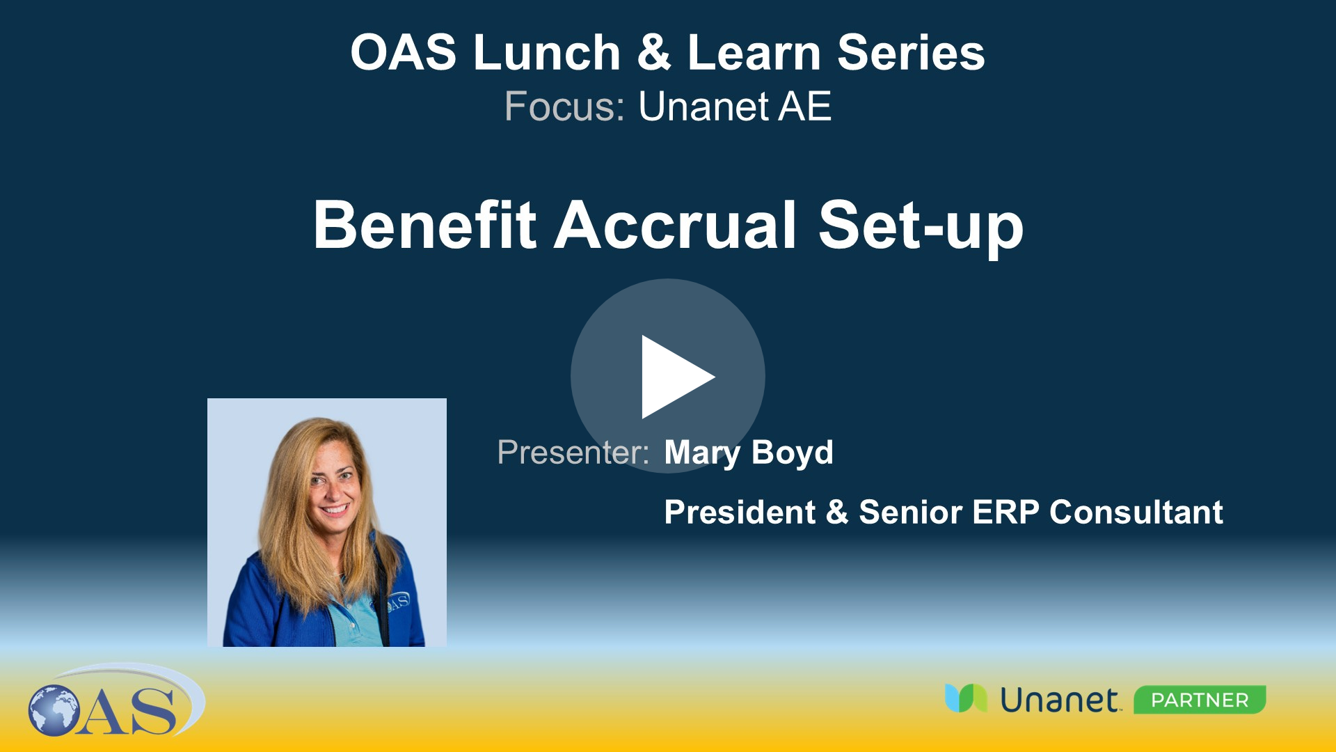 Benefit Accrual Set-up