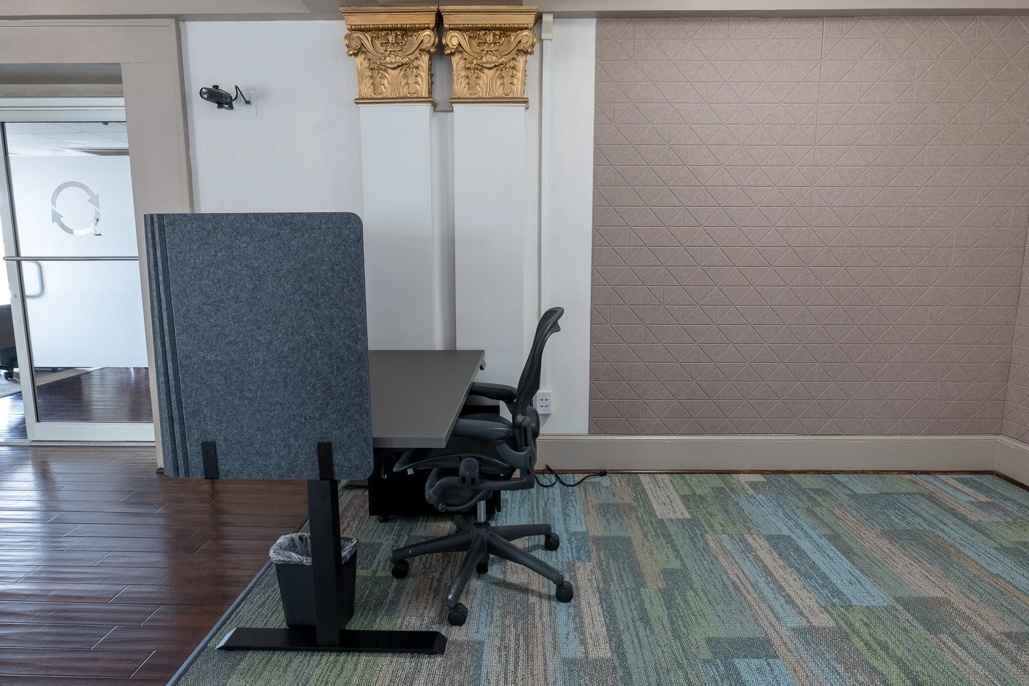 Mezzanine Level Desk