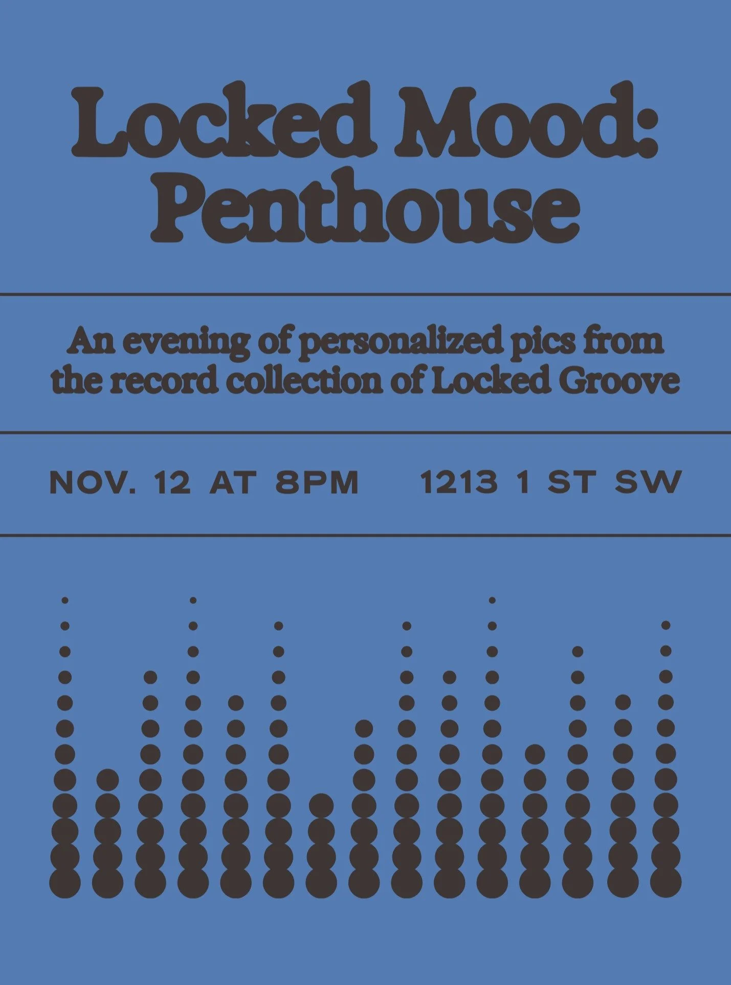 PENTHOUSE

Locked Mood returns Tuesday, November 12th at 8PM with Penthouse: a night that climbs higher into the art of sound and style.

Across jazz, rock, and soul, these albums share a refined, elegant approach, each one a study in sophistication.