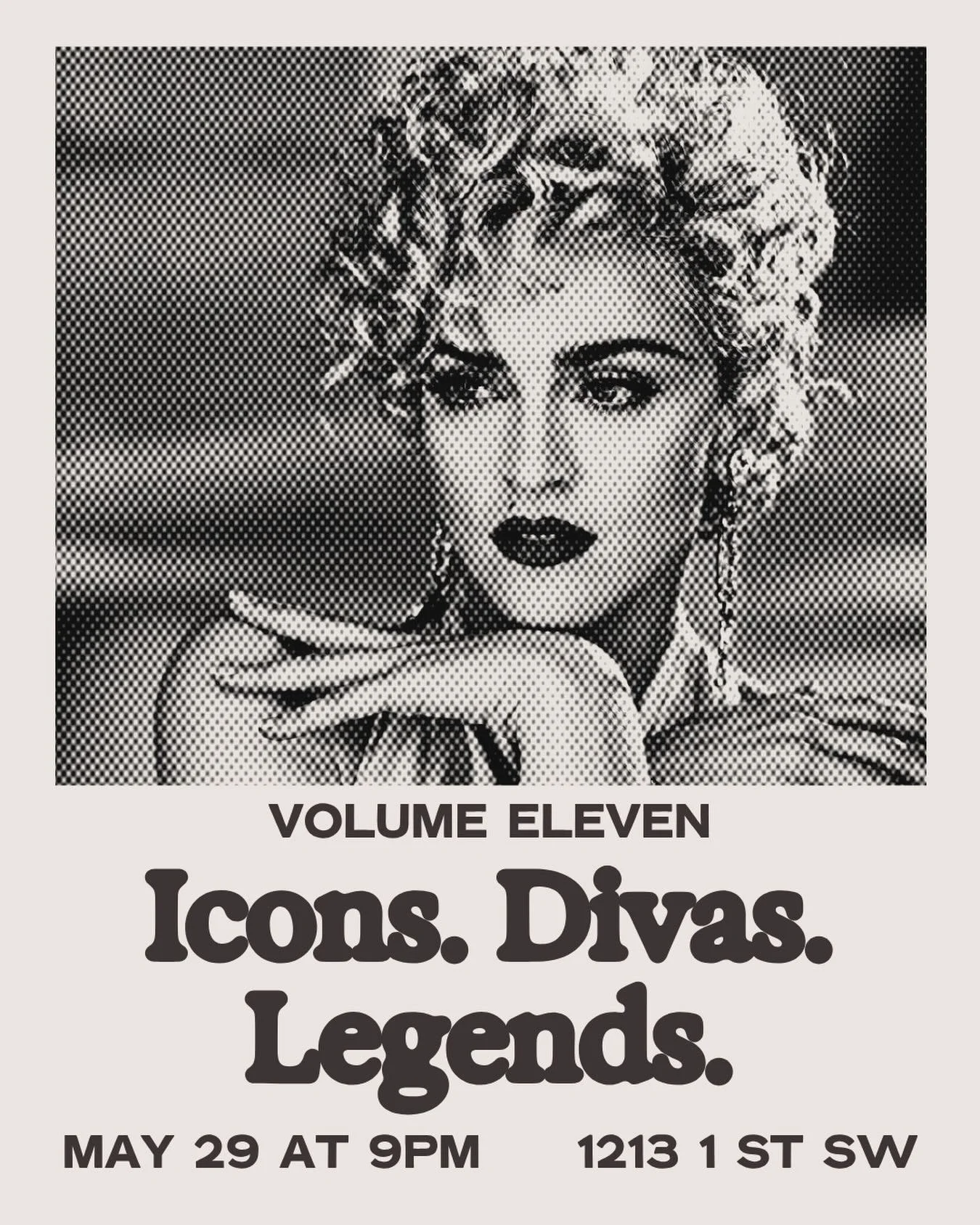 ICONS. DIVAS. LEGENDS. V11

No irony. No guilt. All pleasure. 

This Friday we&rsquo;ll be playing records from Madonna and the women who changed pop culture and turned reinvention into an art form. 

Pop, disco, dancefloor essentials, and deep cuts!