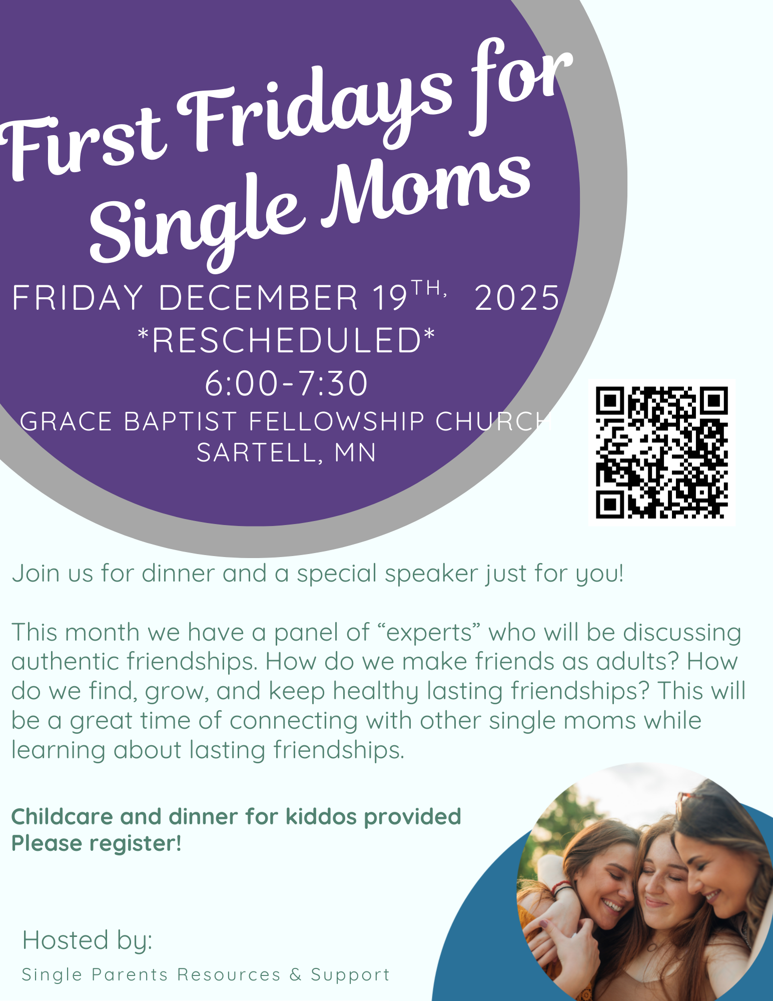 First Friday for Single Moms past event Dec 2025
