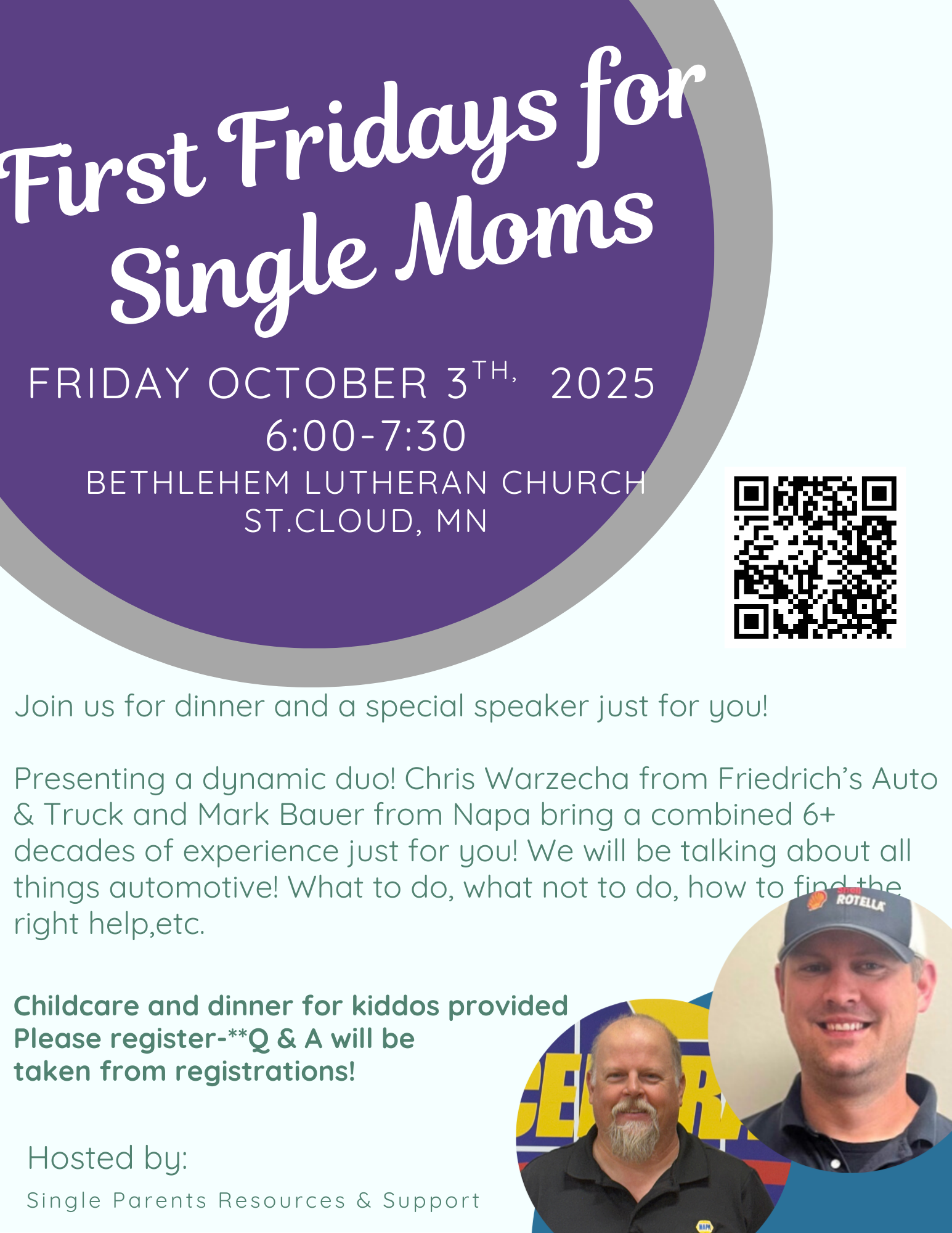 First Friday for Single Moms past event Oct 2025