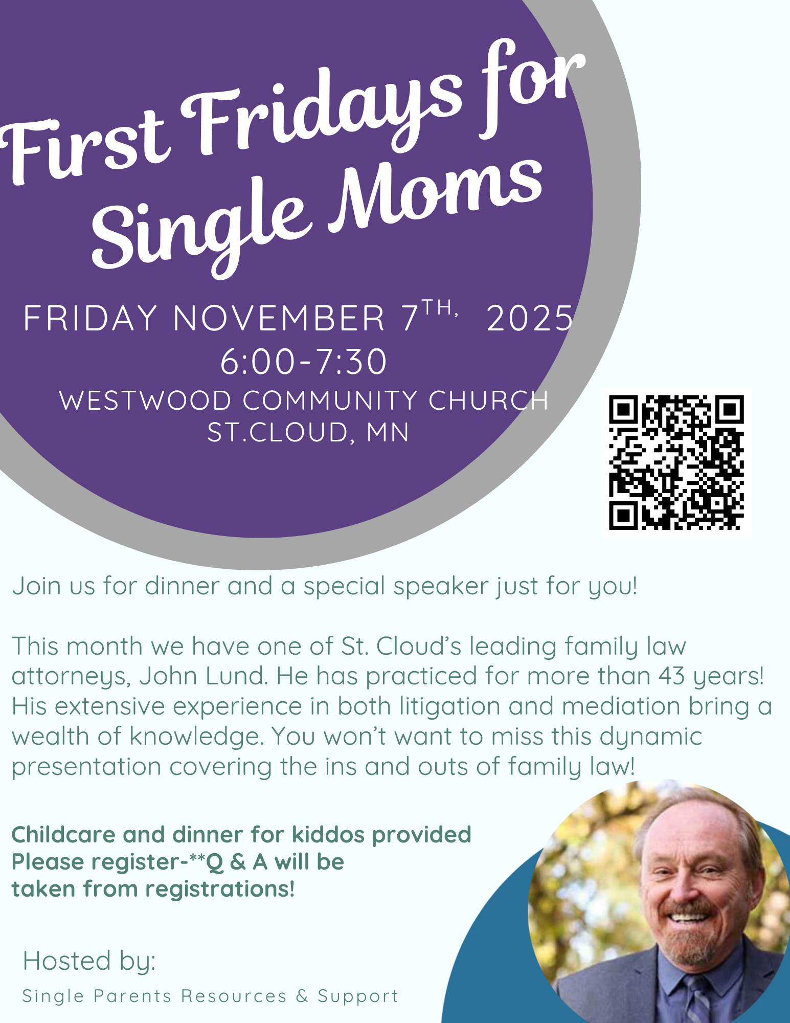First Friday for Single Moms past event Nov 2025