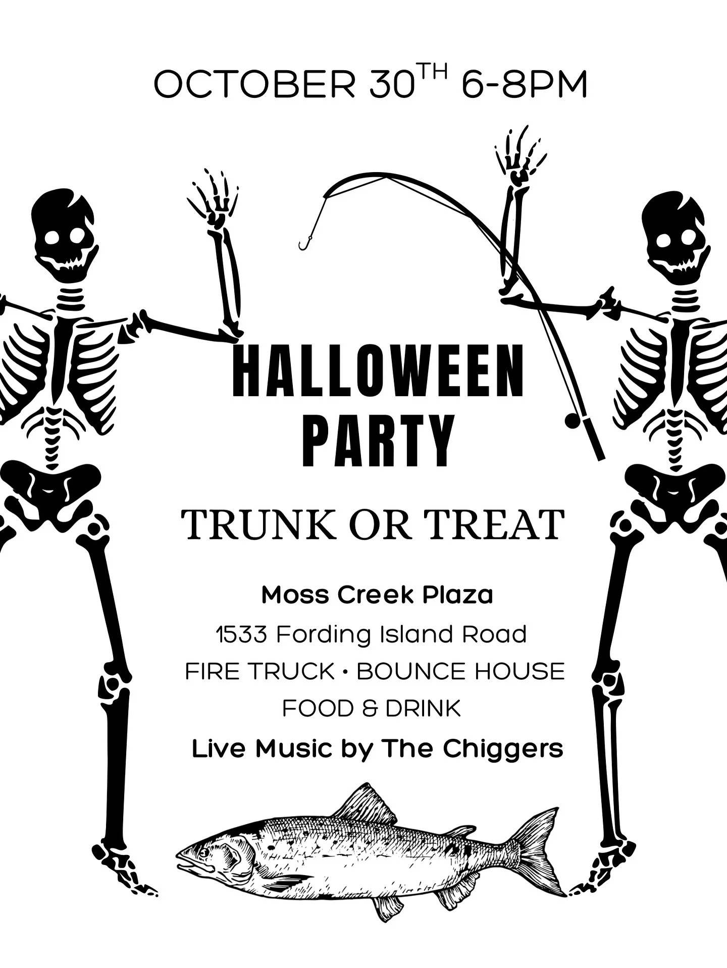 Who is going to try their shot at Pin the Tail on the Redfish 👻 the whole plaza is participating, don’t miss out on the fun🙌🏻