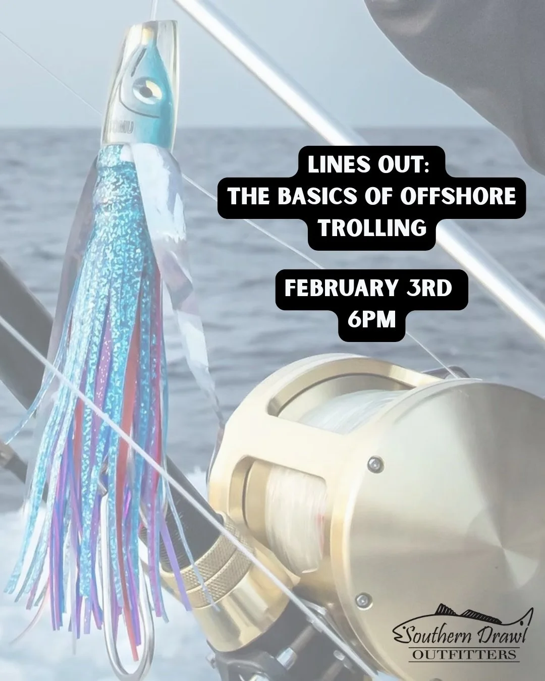 Learn from those who have proven experience on the water! This seminar teaches the core principles of offshore trolling &mdash; from safety and boat handling to finding productive water and setting effective spreads. Built for anglers who want to fis