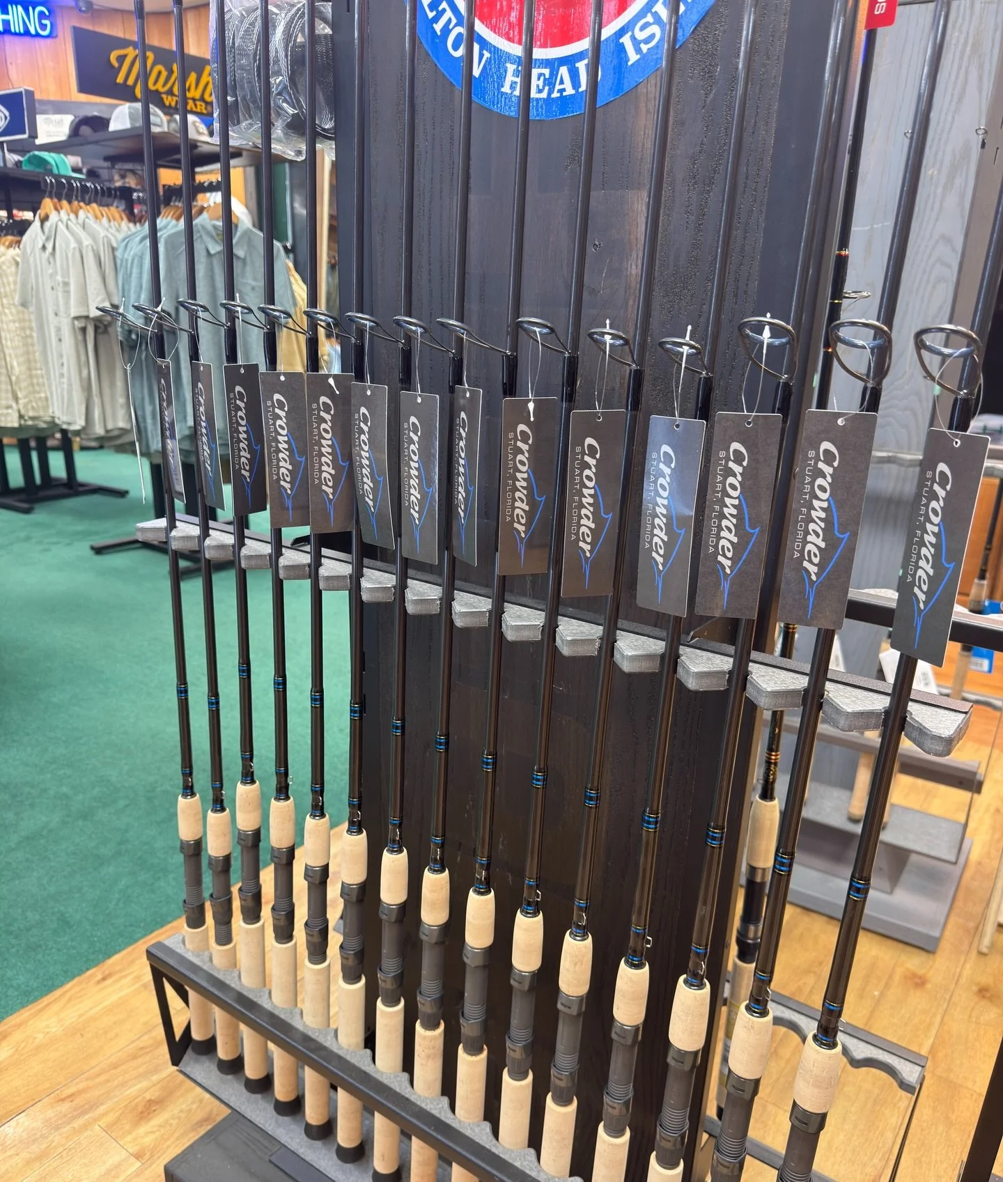 A new line of rods just came in this week!

The E Series from @crowderrods available at Southern Drawl - in stock in 3 different sizes!

#fishing #rod #hiltonhead #redfish