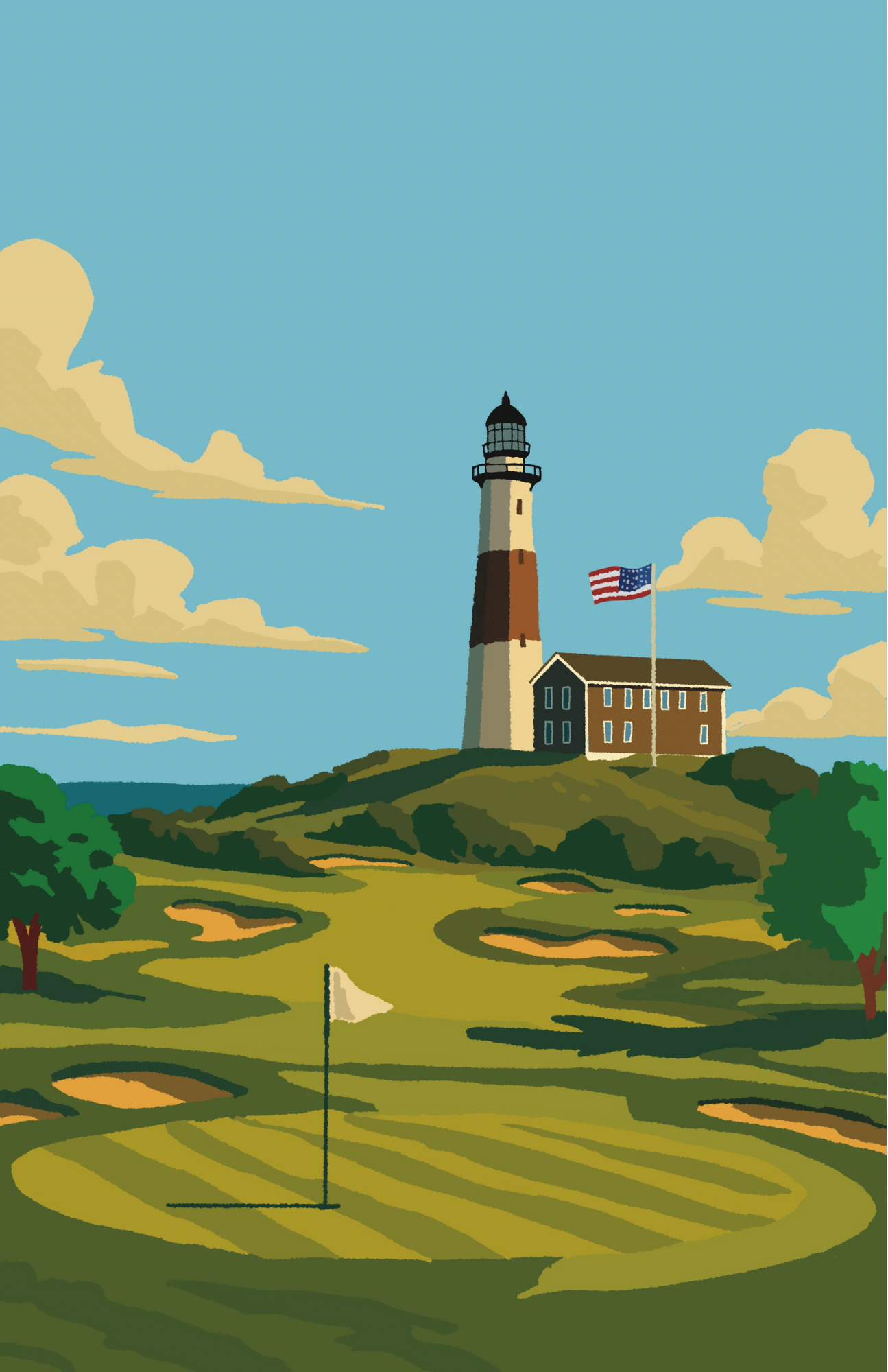 Montauk Downs Poster