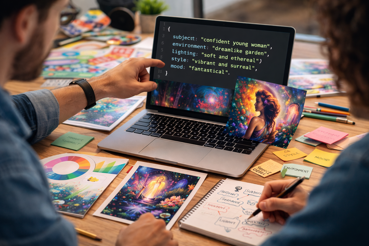 How to use JSON to build better AI image prompts