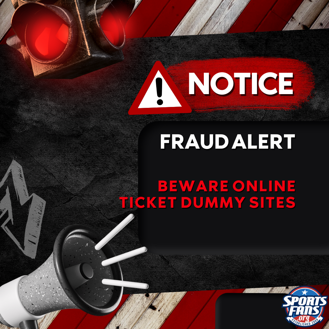 Fraud Alert: Online Ticket Dummy Sites