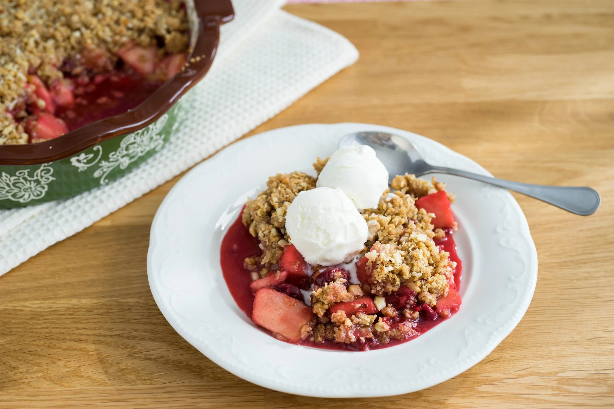 Cranberry Apple Crisp