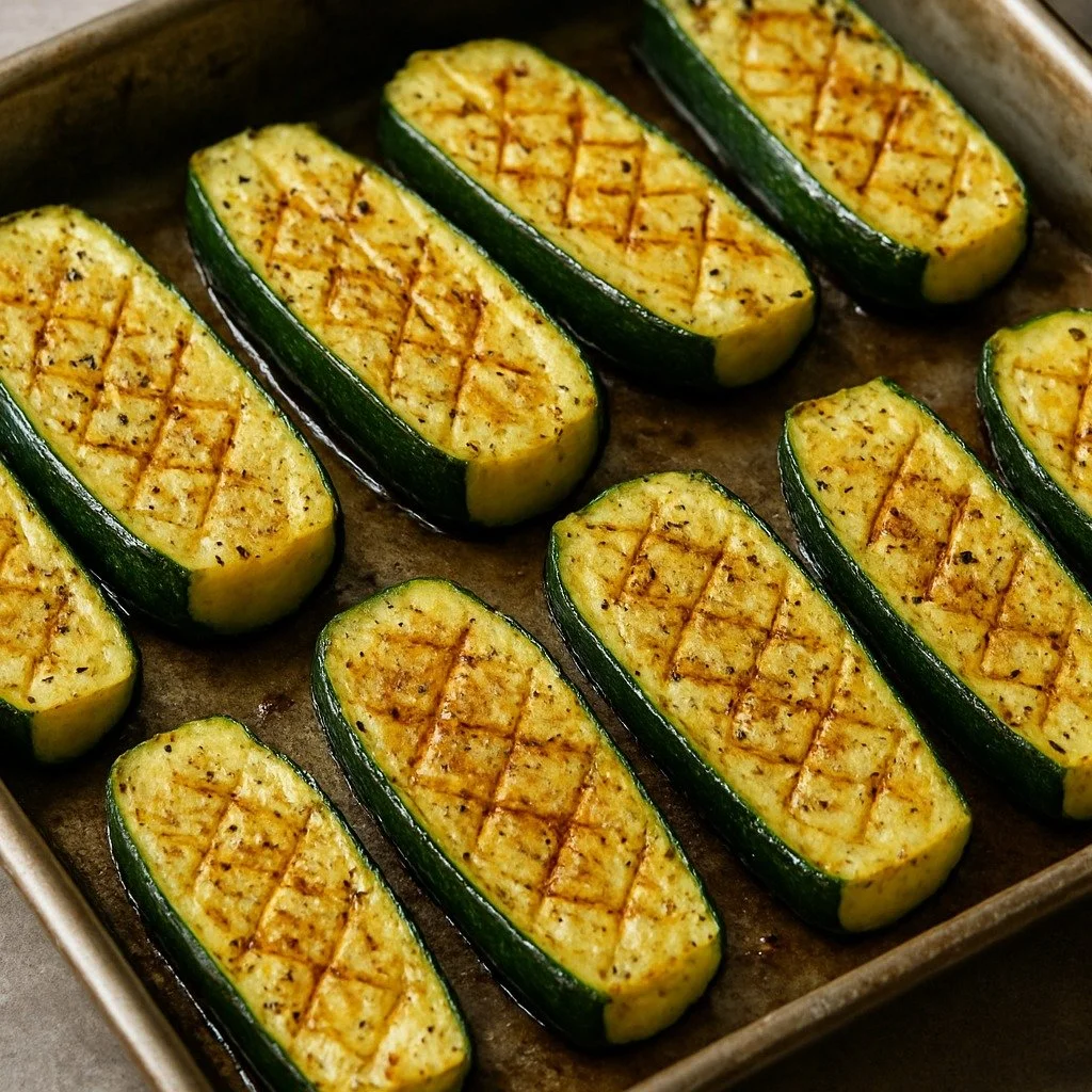 When zucchini is at its peak, sometimes the simplest preparation is the best. Roasting brings out its natural sweetness while a touch of butter or olive oil helps it caramelize beautifully. With just a few pantry staples&mdash;salt, pepper, and a hot
