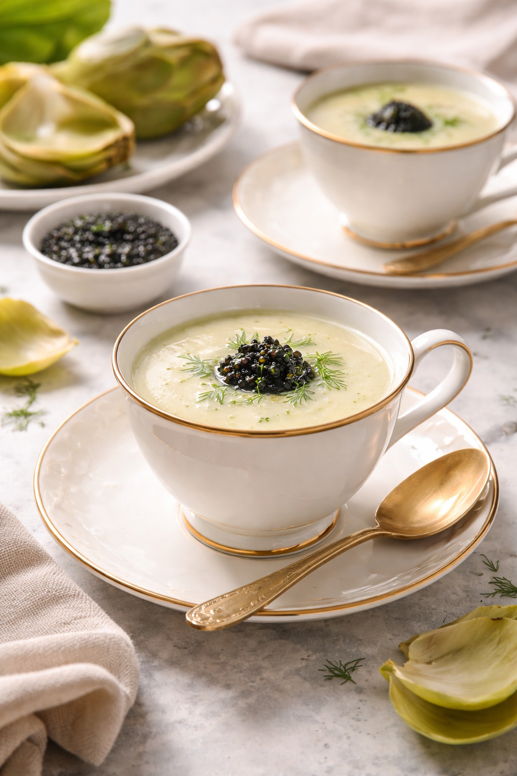Vegan-Friendly Cream of Artichoke Soup&nbsp;