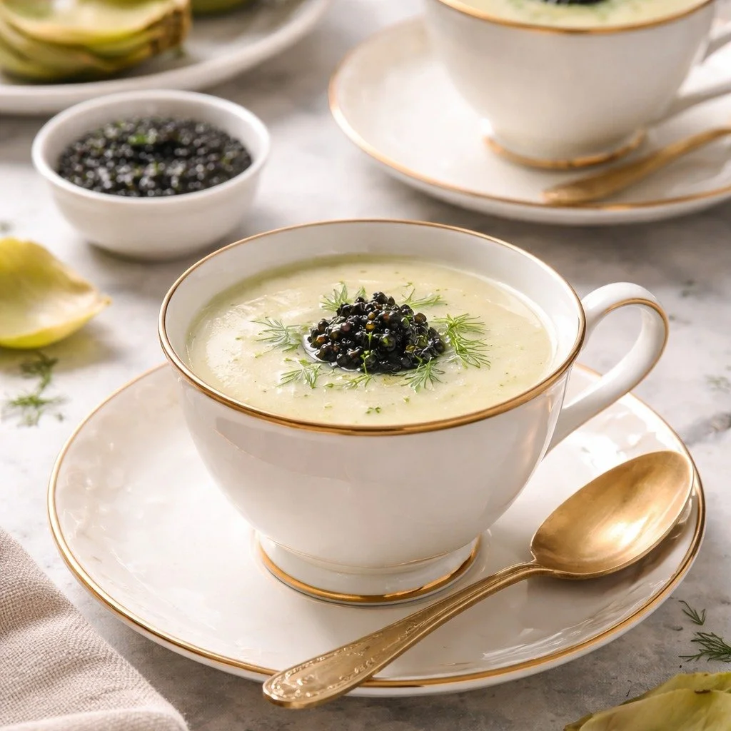 This vegan-friendly Cream of Artichoke Soup is a lesson in restraint: just a few thoughtfully chosen ingredients coming together to create something quietly luxurious. While the ingredient list is short, the process rewards patience, making this an i