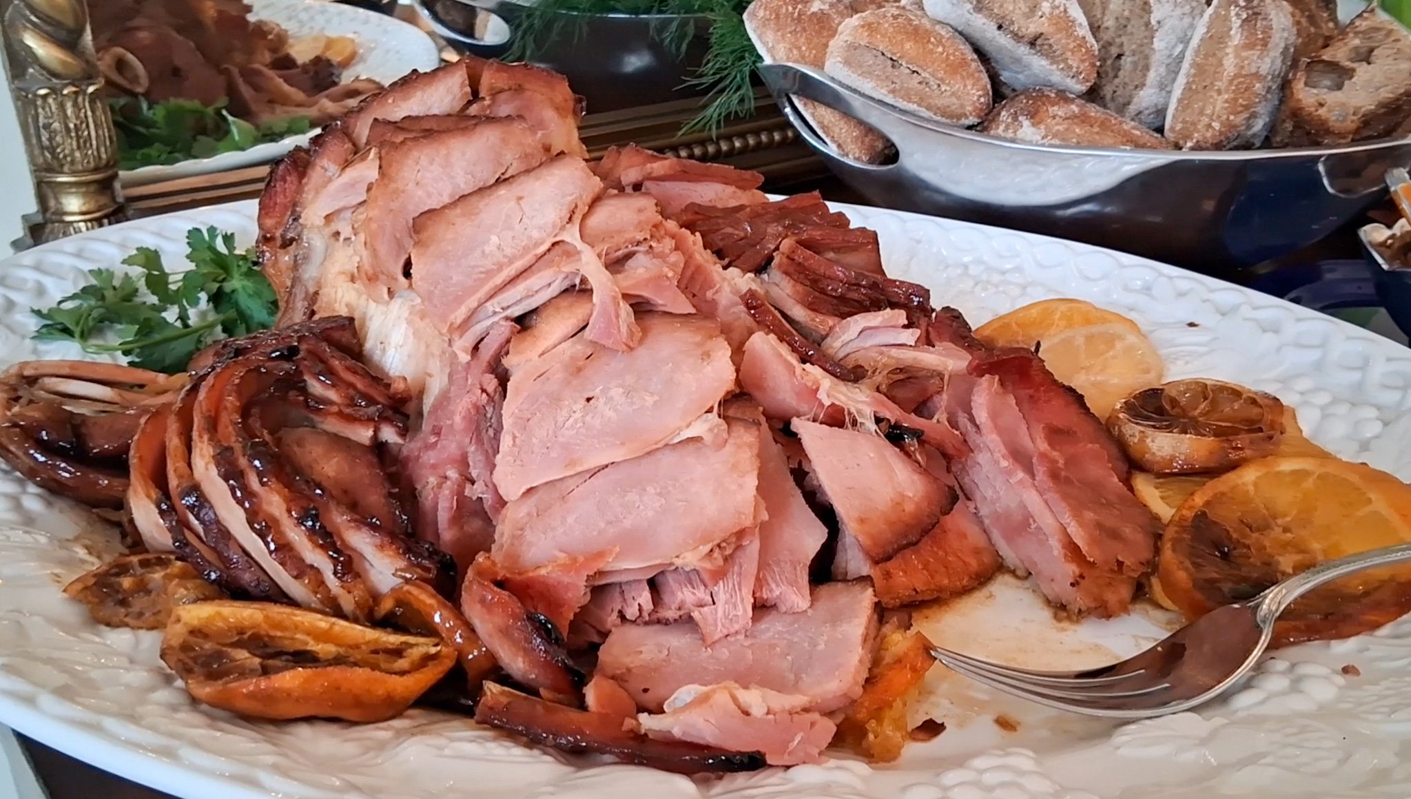 Citrus &amp; Balsamic Glazed Spiral Ham