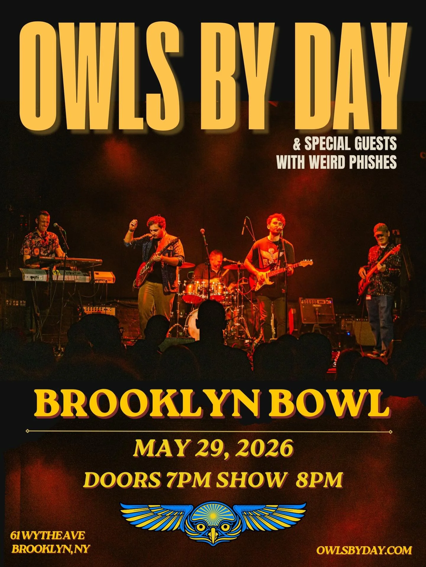 We are just over 3 weeks away from our return to @brooklynbowl with @weirdphishes on Friday May 29!! We&rsquo;re going to be sharing the stage with some very special guests 👀 get pumped because this is not the show to miss!! Get your tix now at the 