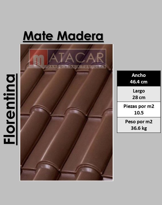 Florentina mate madera