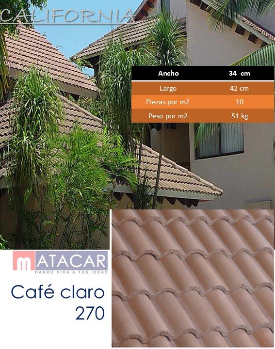 CALIFORNIA CAFE CLARO 270