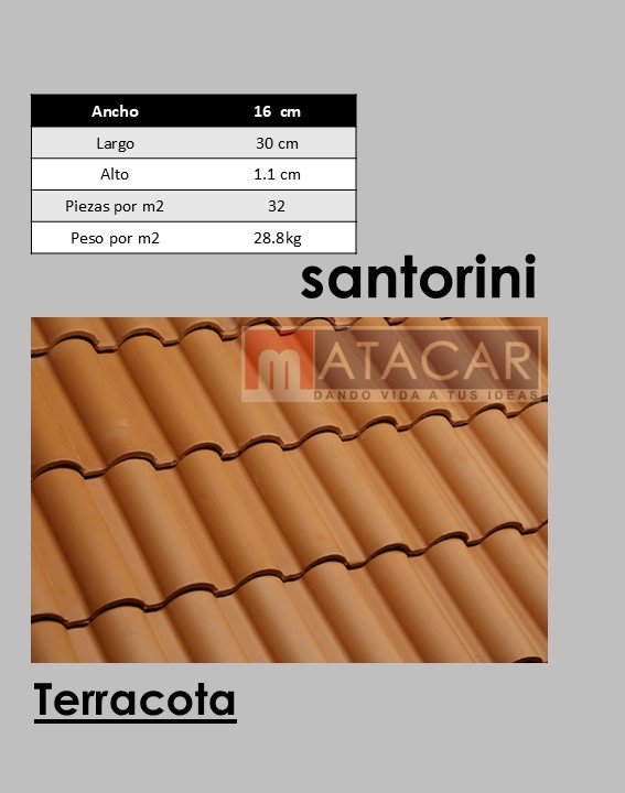 Santorini terracota