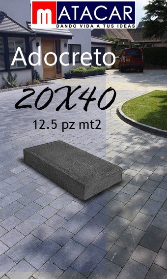 Adoquin 20x40