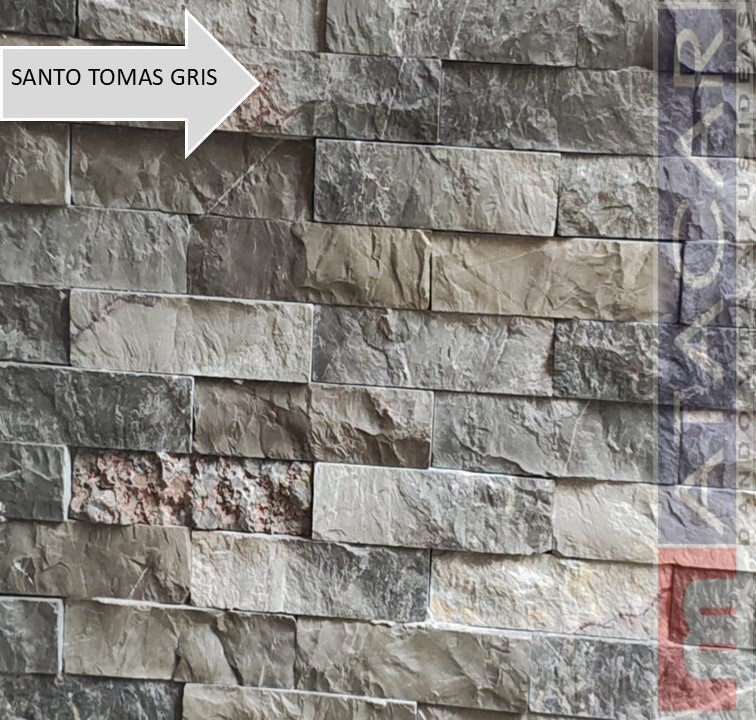 PIEDRIN SANTO TOMAS GRIS 5X15