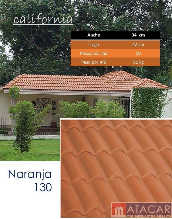 CALIFORNIA NARANJA 130