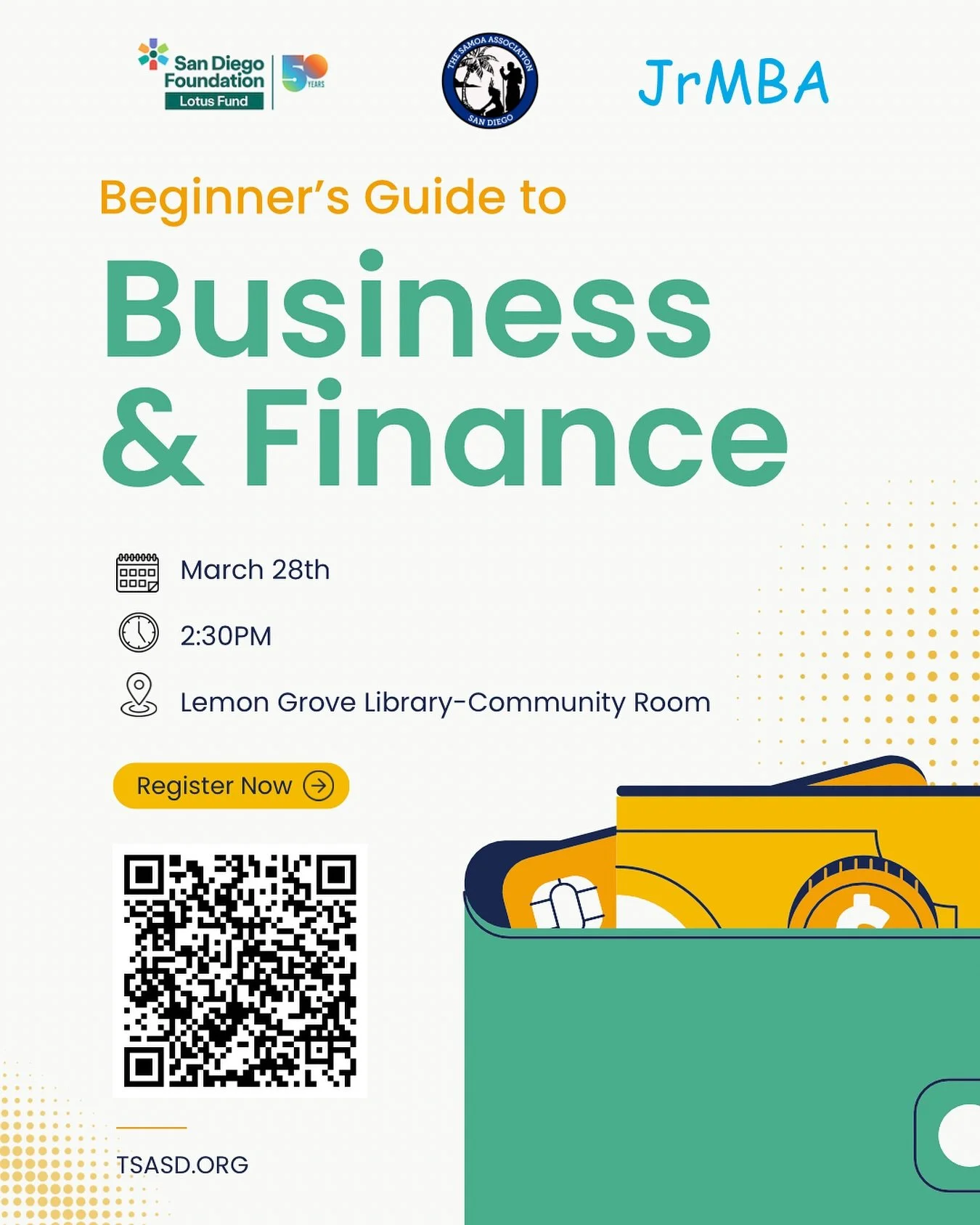 Join us for this weeks Financial Literacy Workshop 💸‼️ 

This weeks topic will be an introduction to business and finance decision making! Don&rsquo;t miss out on your chance to become financial literate 💵✨

🔗 Link in the bio to register!