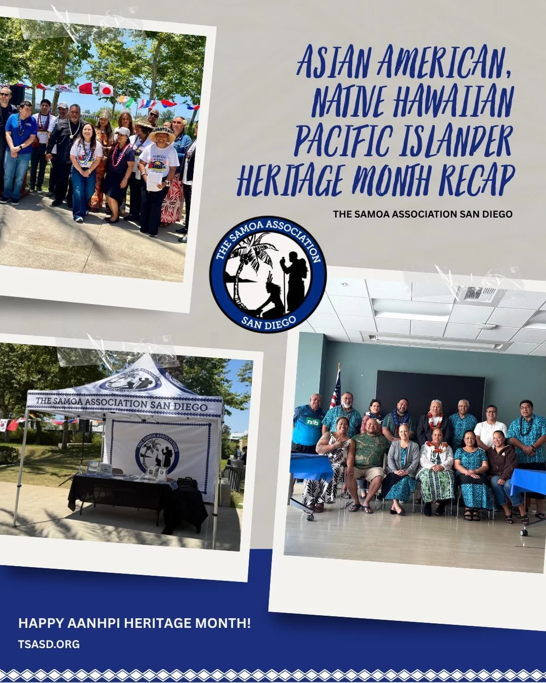 🌺 Here&rsquo;s to AANHPI Heritage Month! 🌺

A joyful celebration of the rich cultures, traditions, and communities that make us stronger together. The Samoa Association of San Diego was proud to join in honoring and uplifting our AANHPI community.
