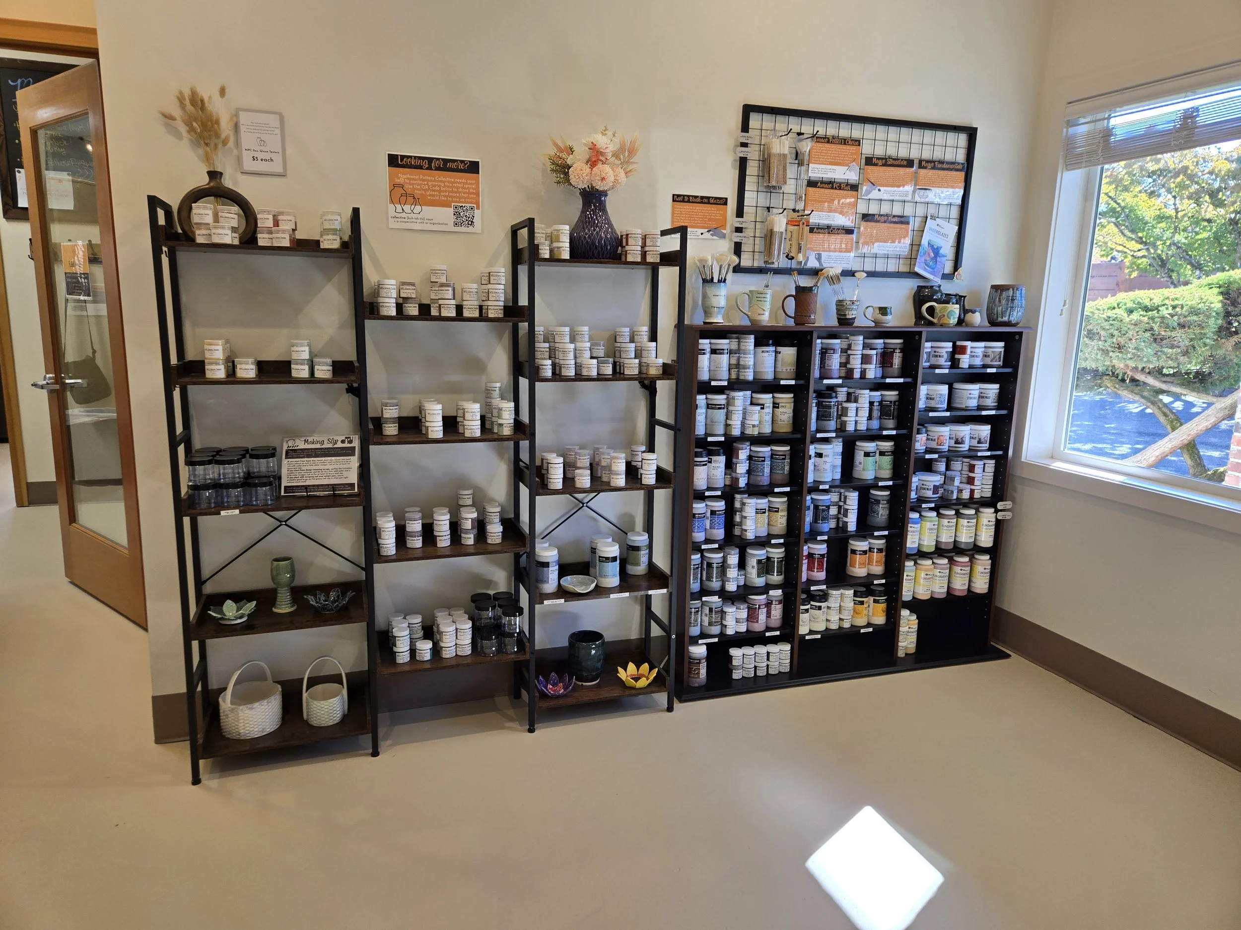 on-site retail glaze sales