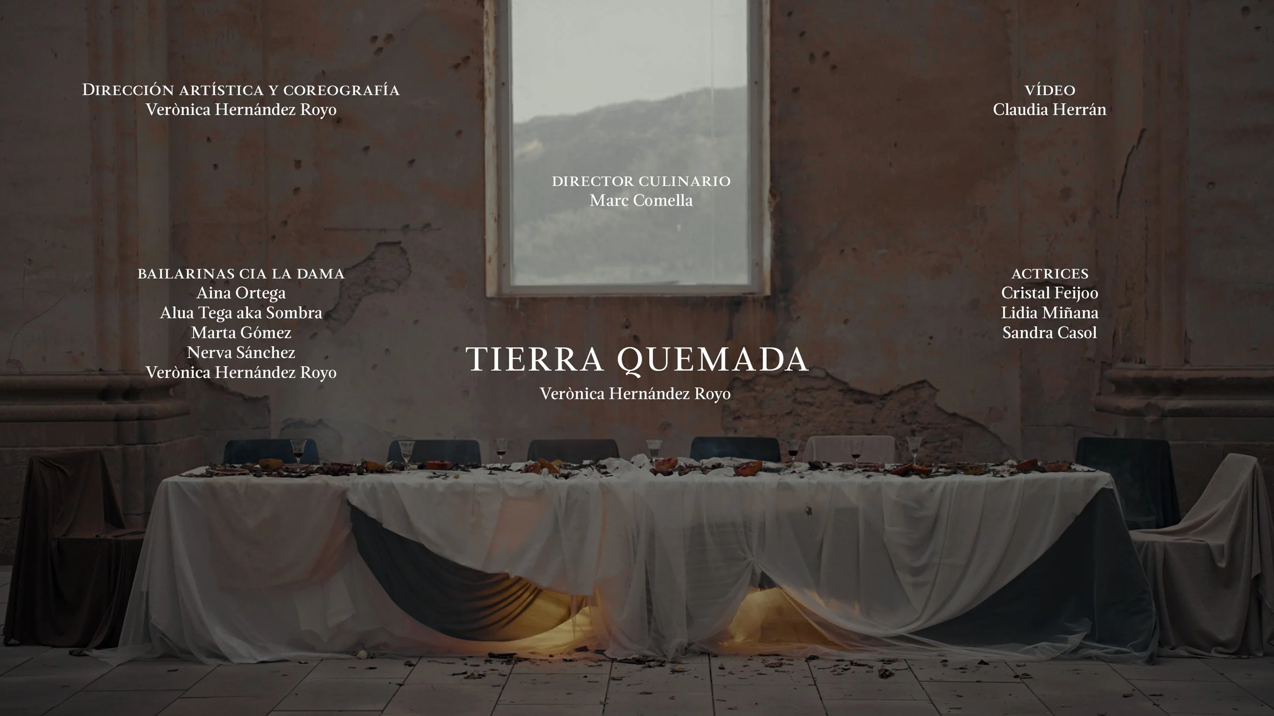 Verònica Hernández videodanza "Tierra Quemada" fotografías por Claudia Herrán